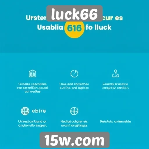 Características de usabilidade no luck66